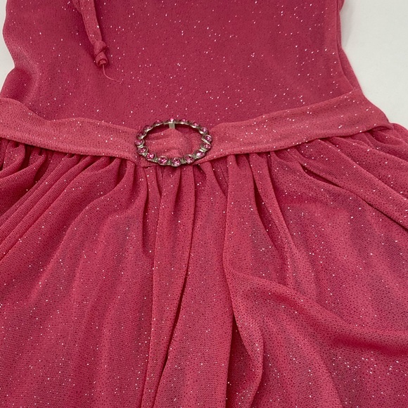 LES TOUT PETITS**Sparkly Pink Dress**Size 4 $146 - Picture 3 of 5
